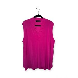 Jasper Hot Pink Sleeveless Top